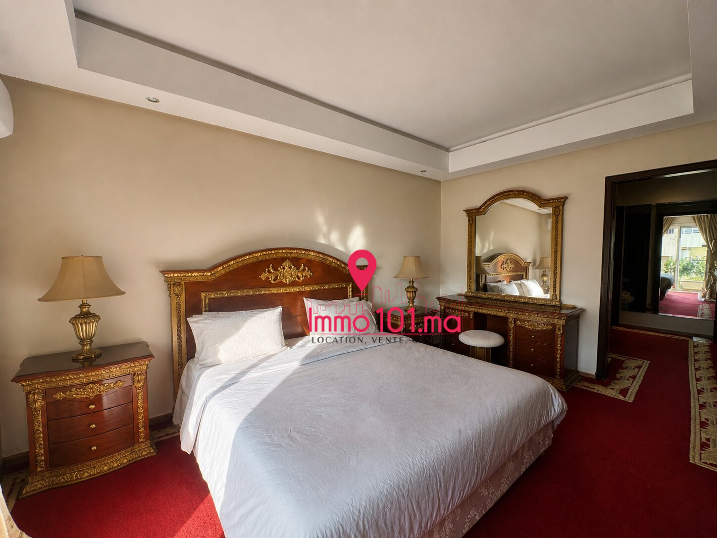 Location appartement meublé à Hay Riad ZLLAM2430